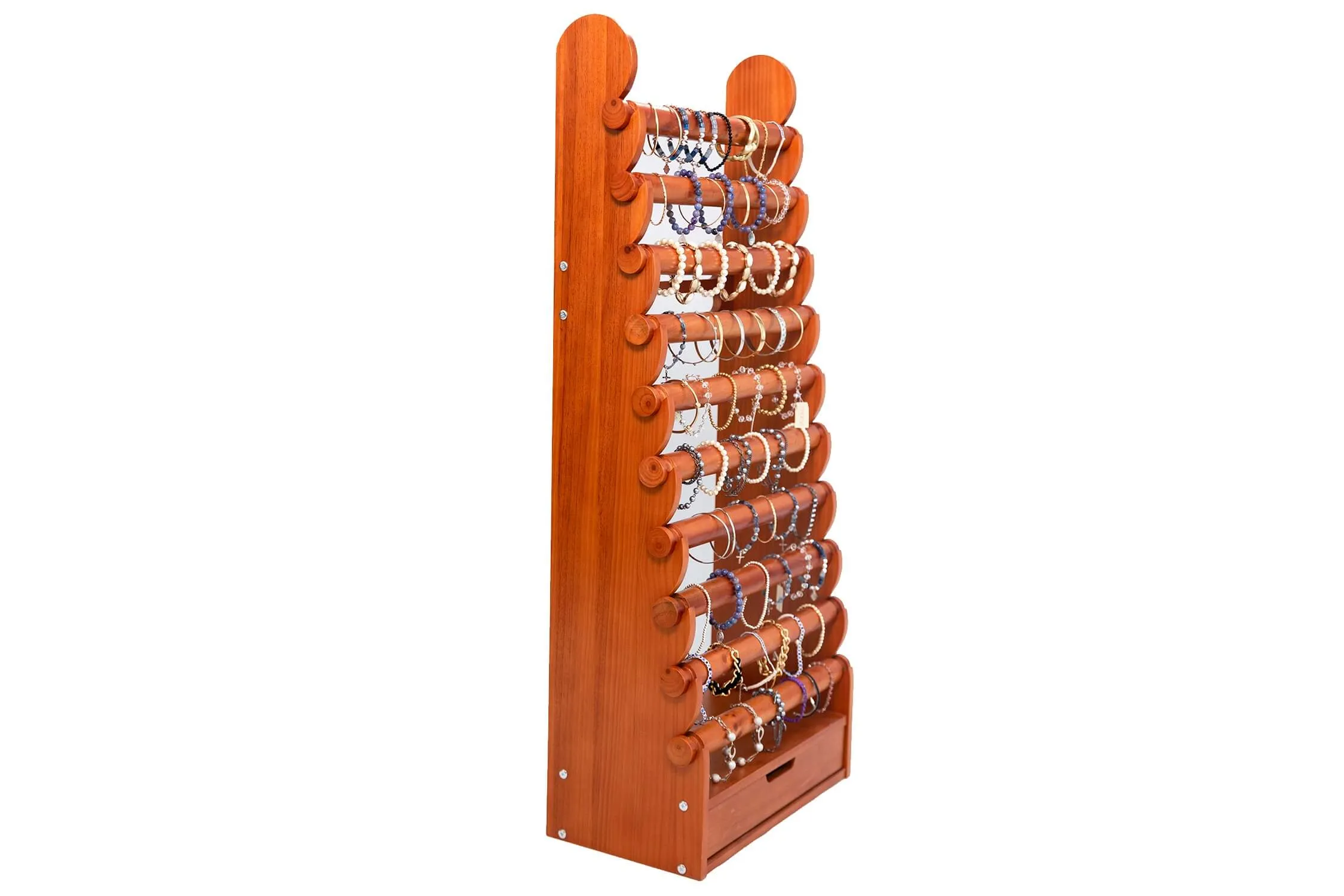 10-Tier Light Wood Bracelet Display, view 7 of 7