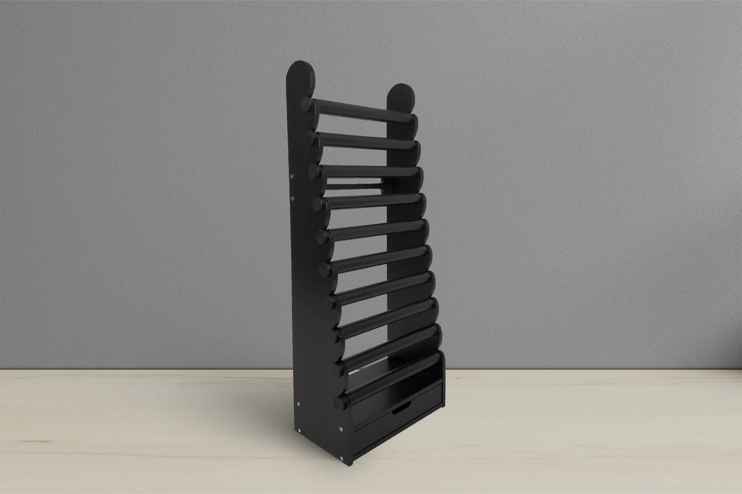 10-Tier Black Wood Bracelet Display, view 7 of 7