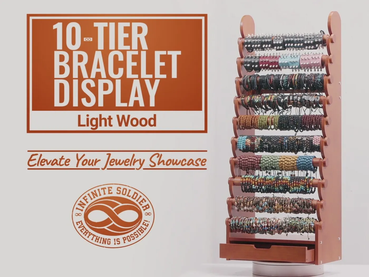 a close-up detail of the bracelet display — view 8