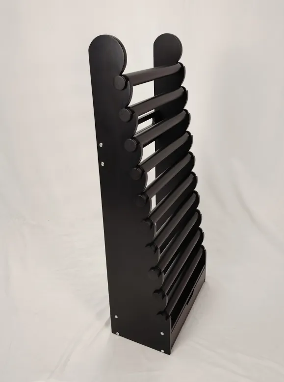 the black 10-tier bracelet display — view 26