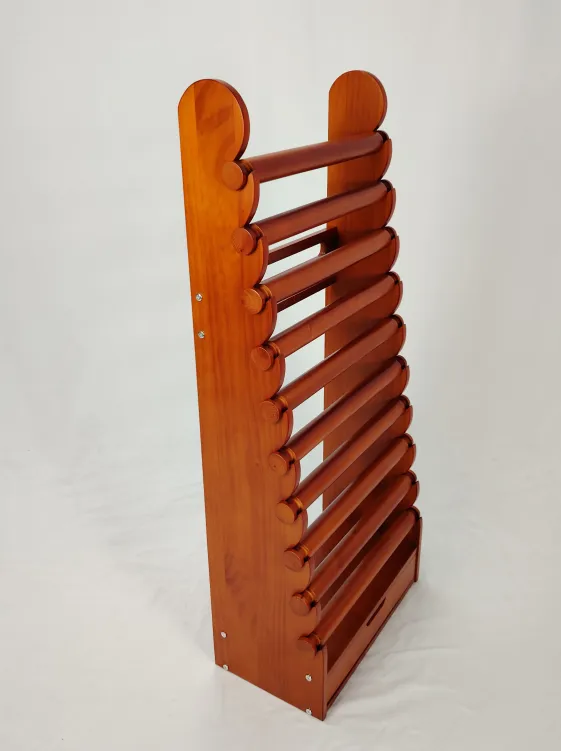 the light wood 10-tier bracelet display — view 19